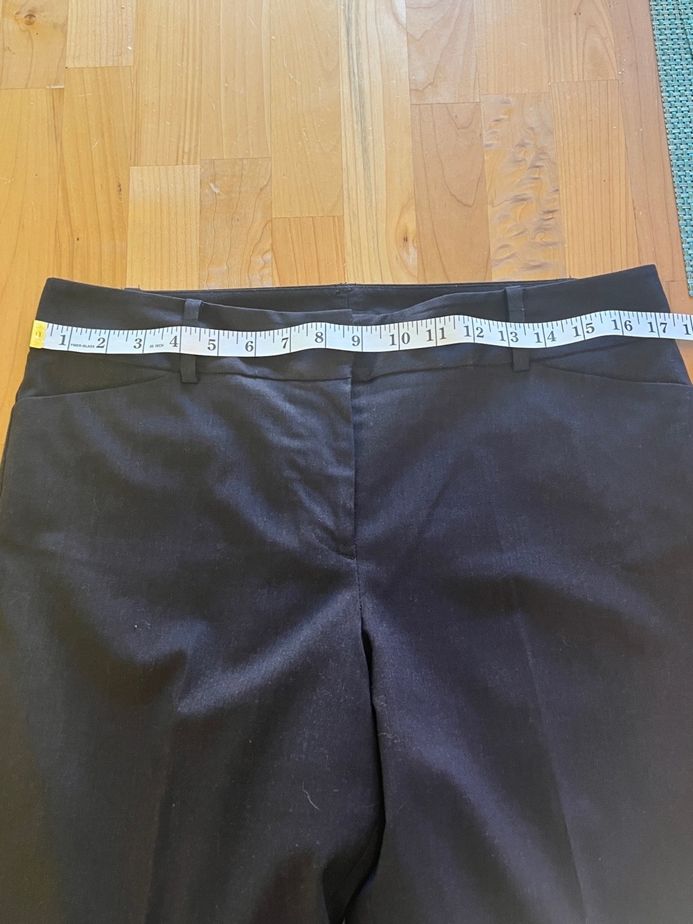 Ann Taylor Brown Straight-Leg Dress Trousers - Picture 4 of 7